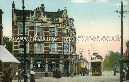 Bell Public House, Forest Road, Walthamstow, London. c.1906.